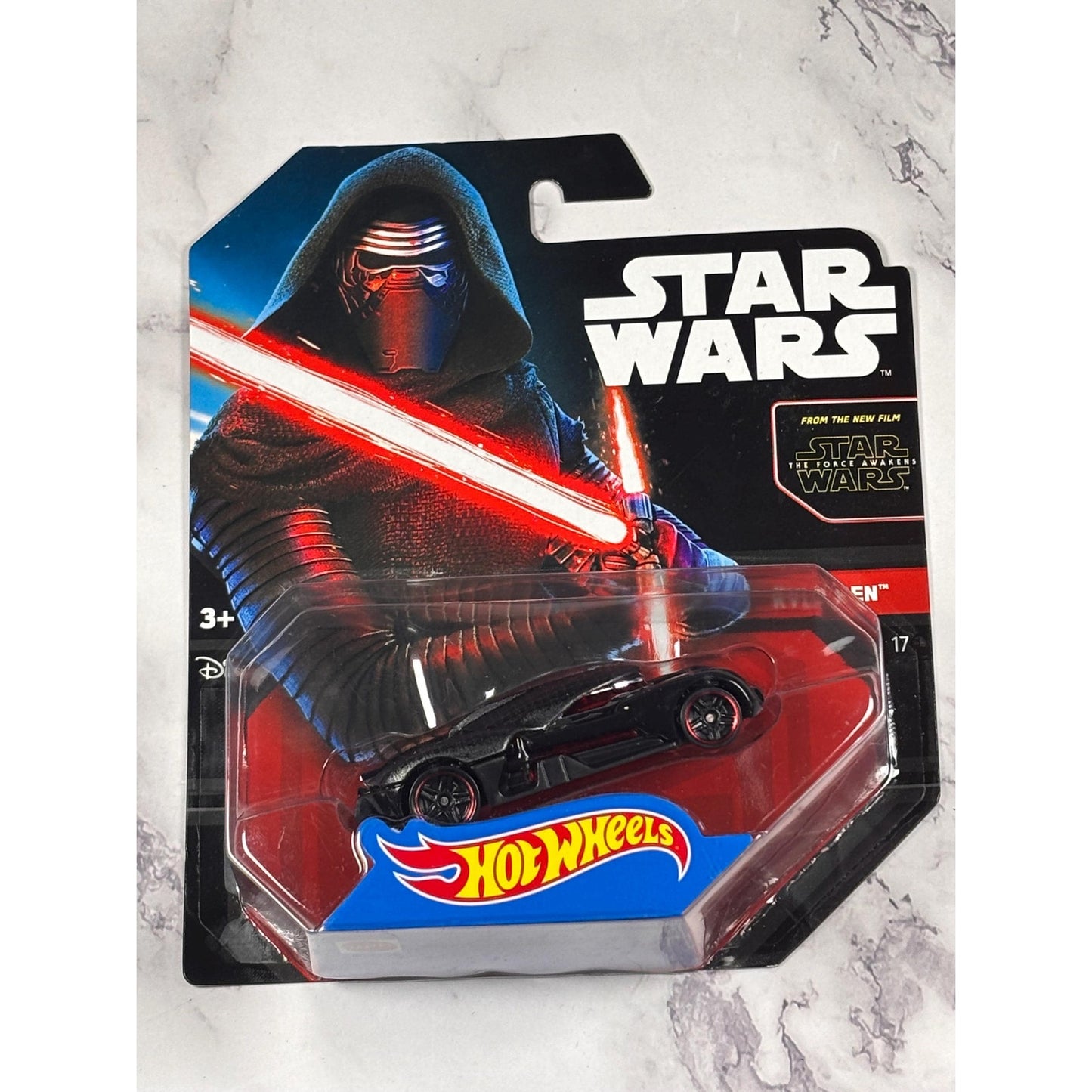 2014 Hot Wheels Disney Star Wars The Force Awakens Kylo Ren Car New 1:64