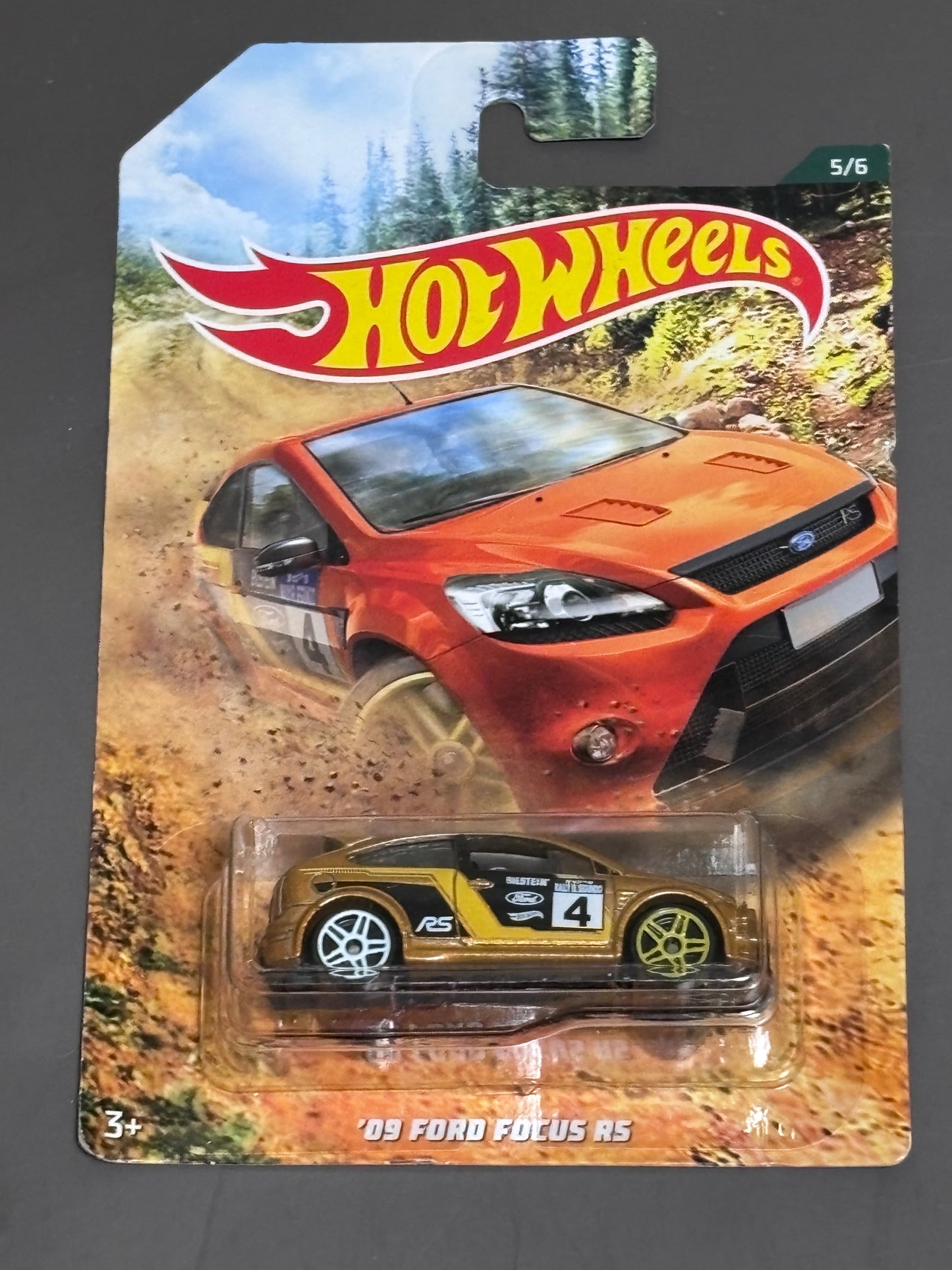 Hot Wheels 2019 Walmart Rally Sport Series #5 '09 Ford Focus RS Mtflk Brown