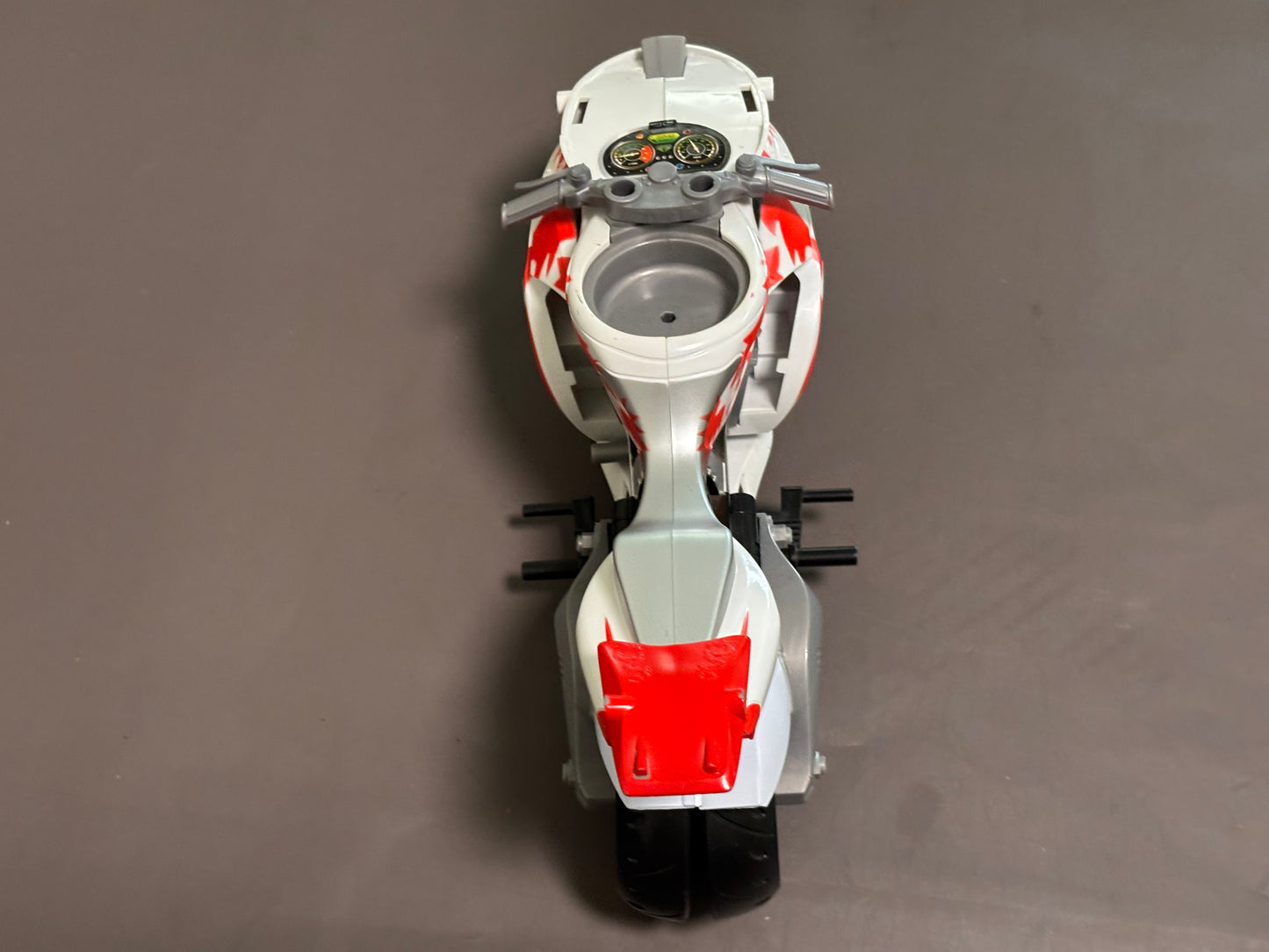 2005 GI JOE Sigma 6 Ninja Hovercycle Motorcycle Hasbro Action Figure Red
