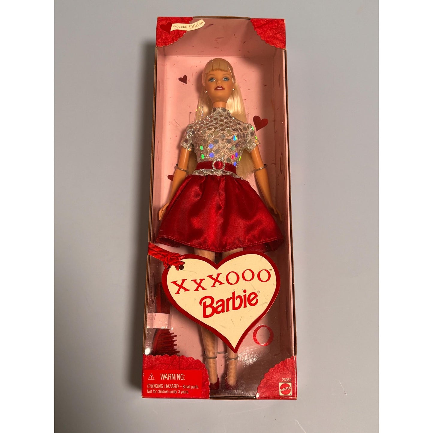 90s XXXOOO Valentine Barbie Doll Mattel Special Edition 1999 Vday 23952