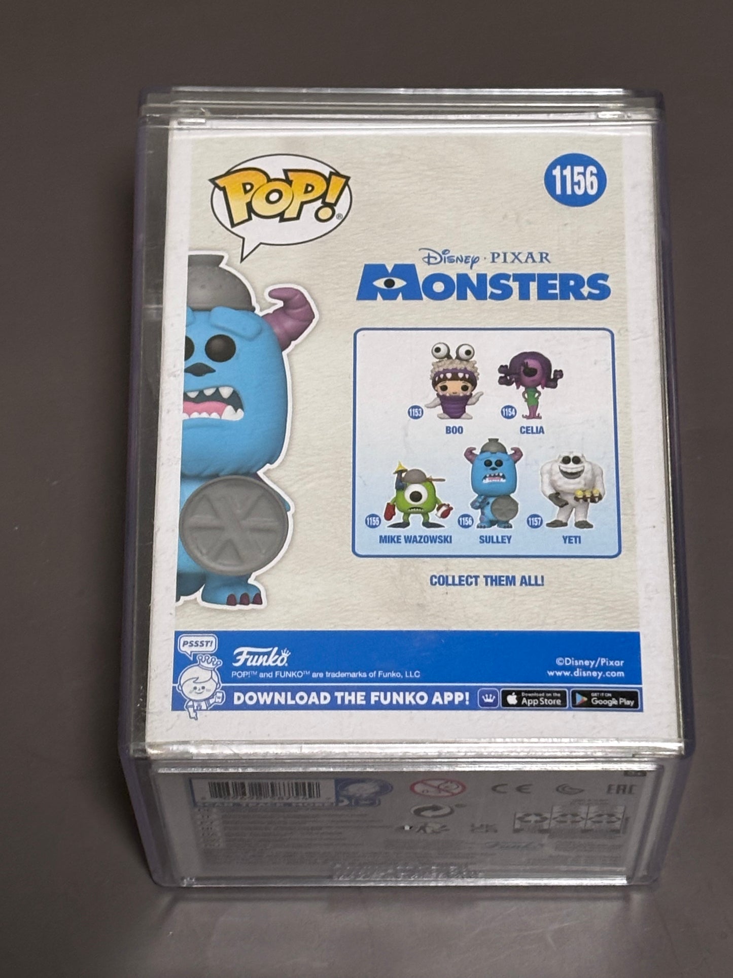 Funko POP! Exclusive Disney Pixar Monsters: Sully Flocked #1156 Hard Stack