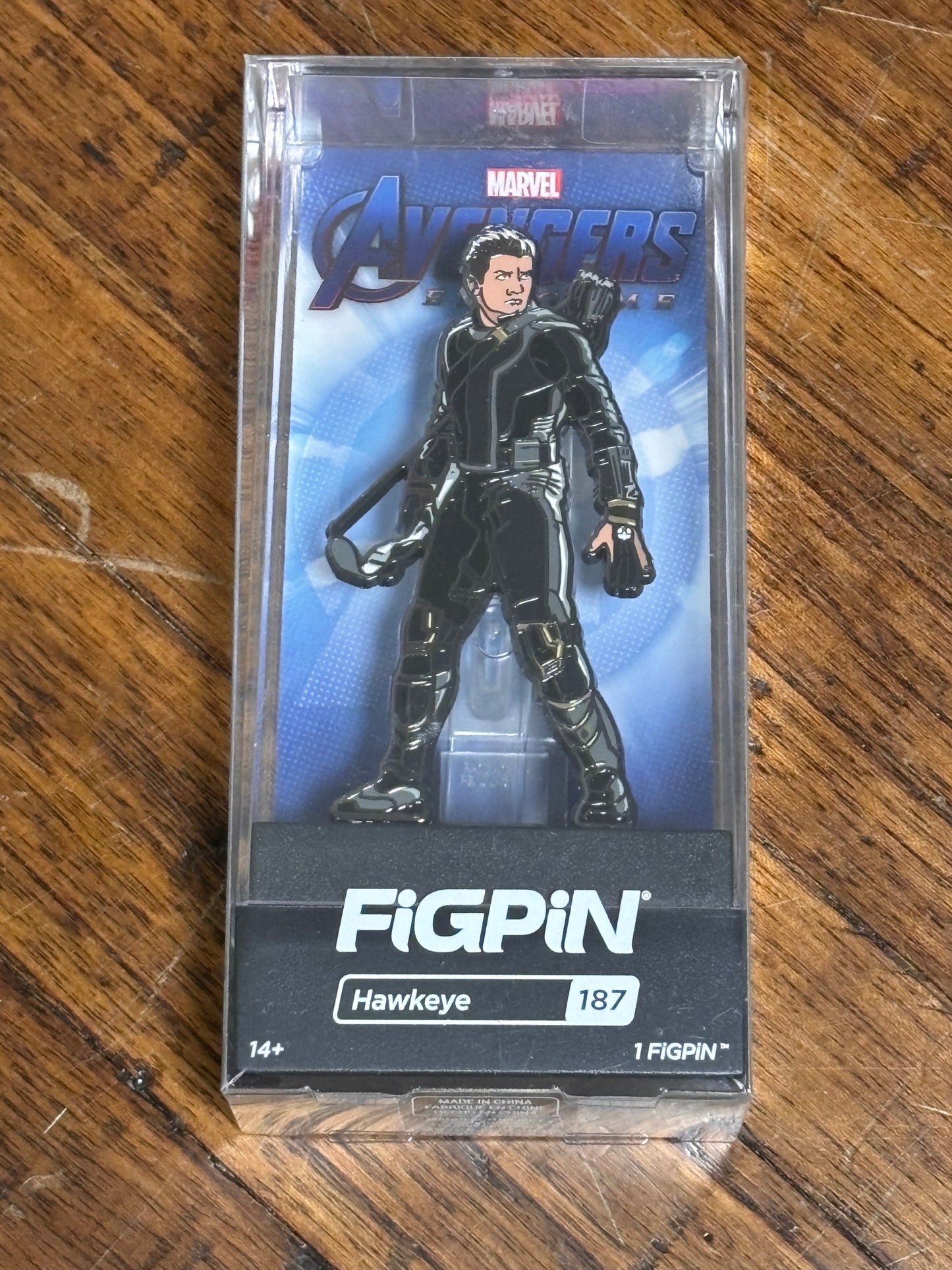 FigPin New Collectible Enamel Pin #187 Marvel Comics Avengers Endgame Hawkeye