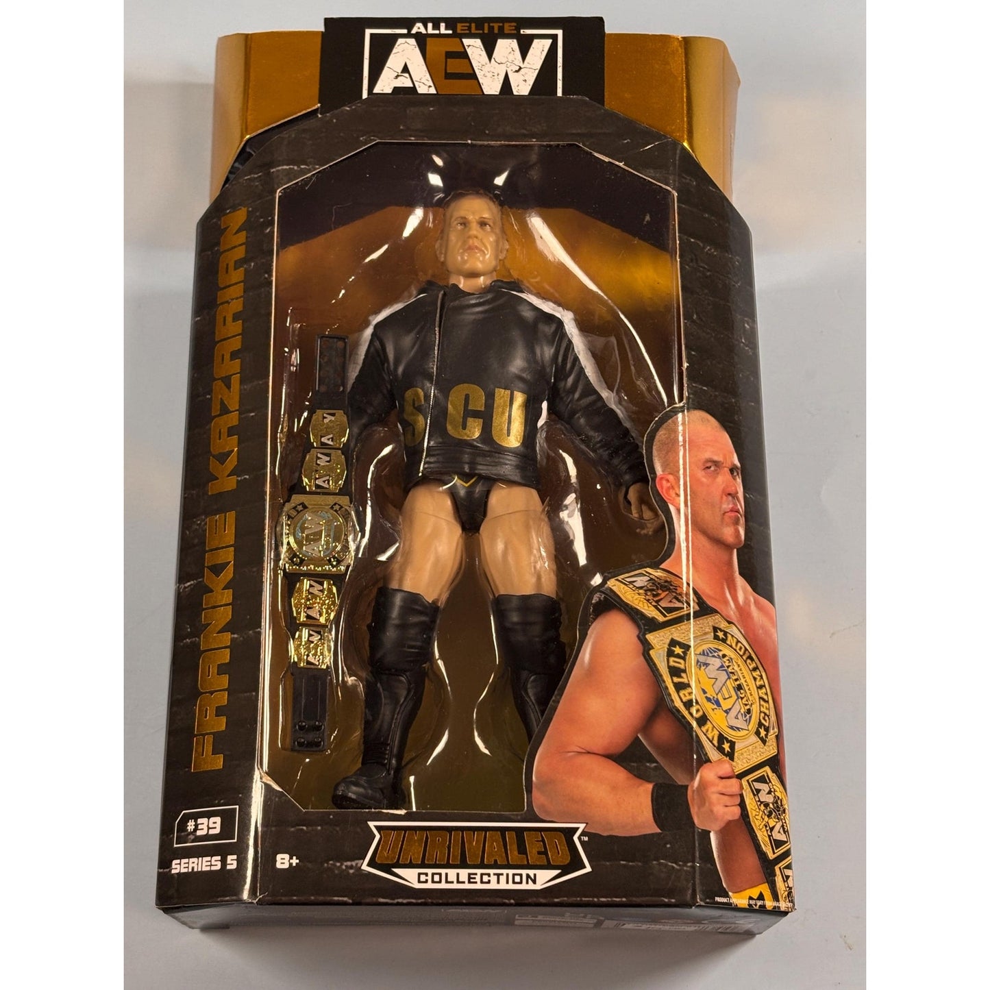 AEW Unrivaled Collection Frankie KAZARIAN #39 Series 5 Action Figure Wrestling