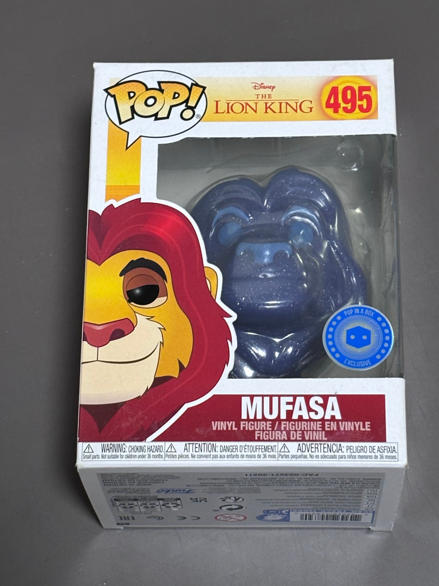 Mufasa Spirit In Stars Disney Lion King Funko Pop! #495 Pop In A Box Exclusive