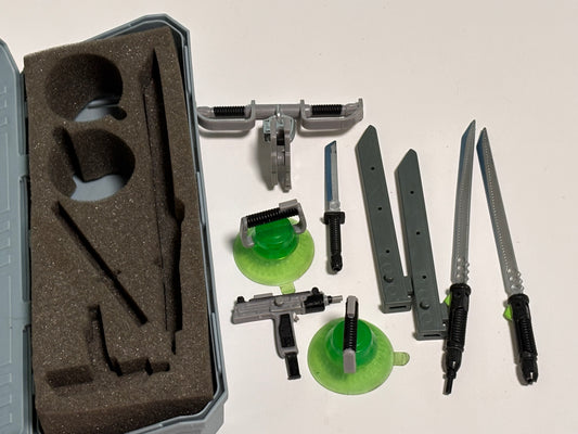 Gi Joe Sigma 6 8” Action Figure Commando Snake Eyes Case & Accessories