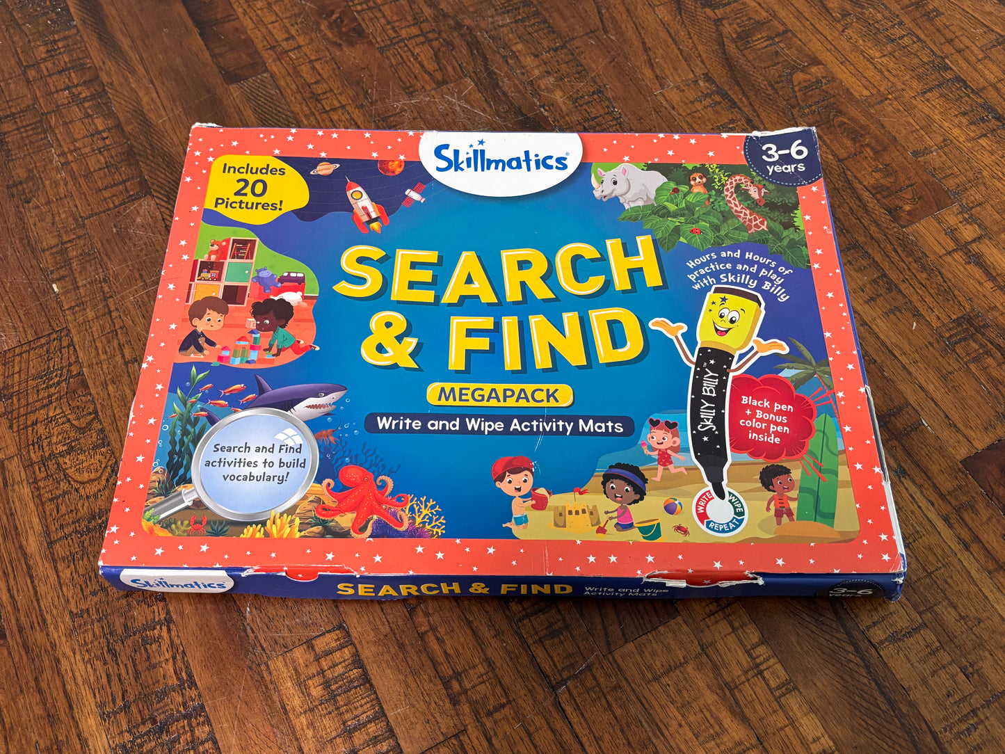 Search & Find Megapack Educational Game Reusable Preschool Learning Activity Book