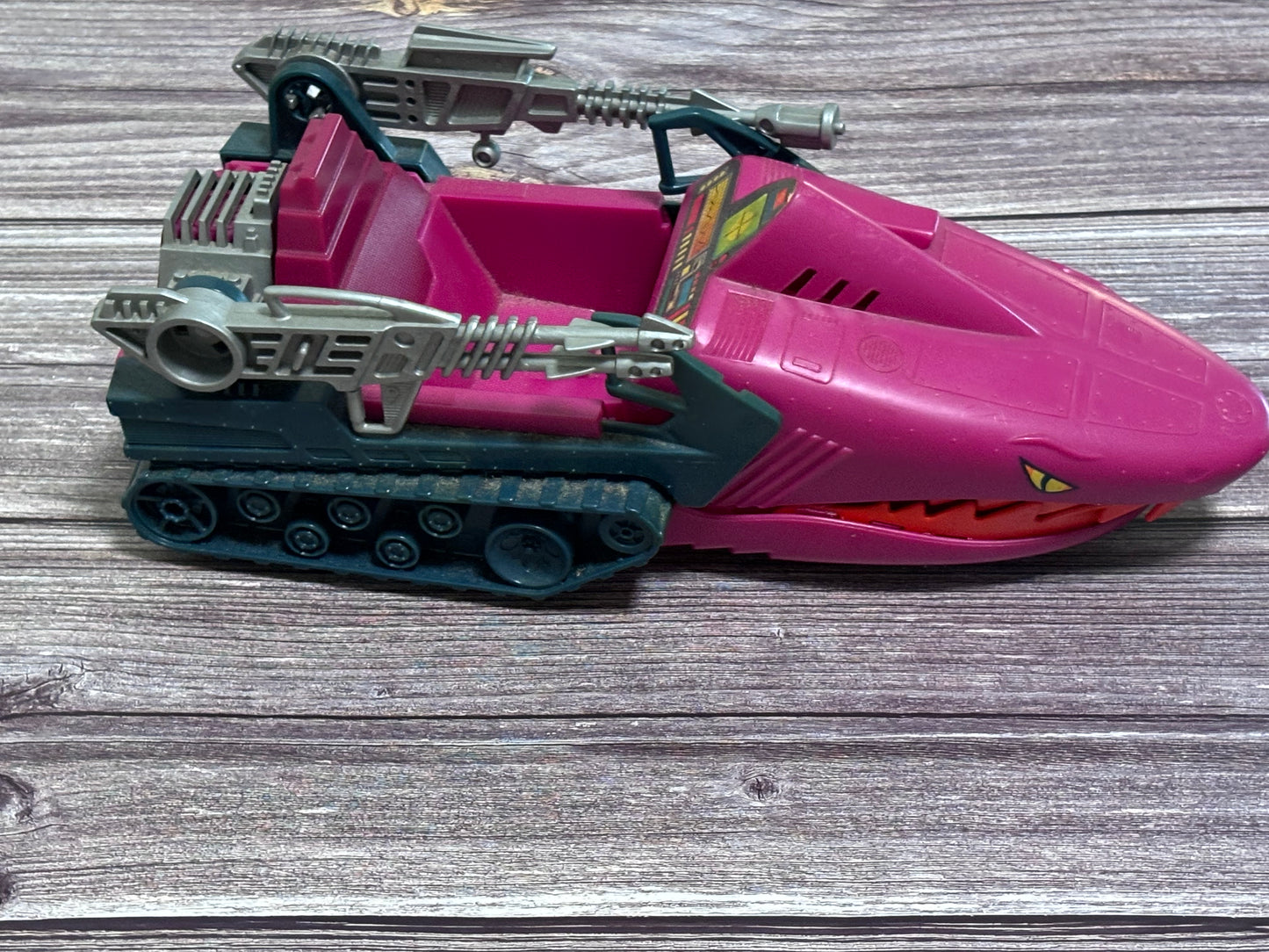 Vintage 1984 Mattel He-Man Masters Universe Land Shark MOTU Working With Guns