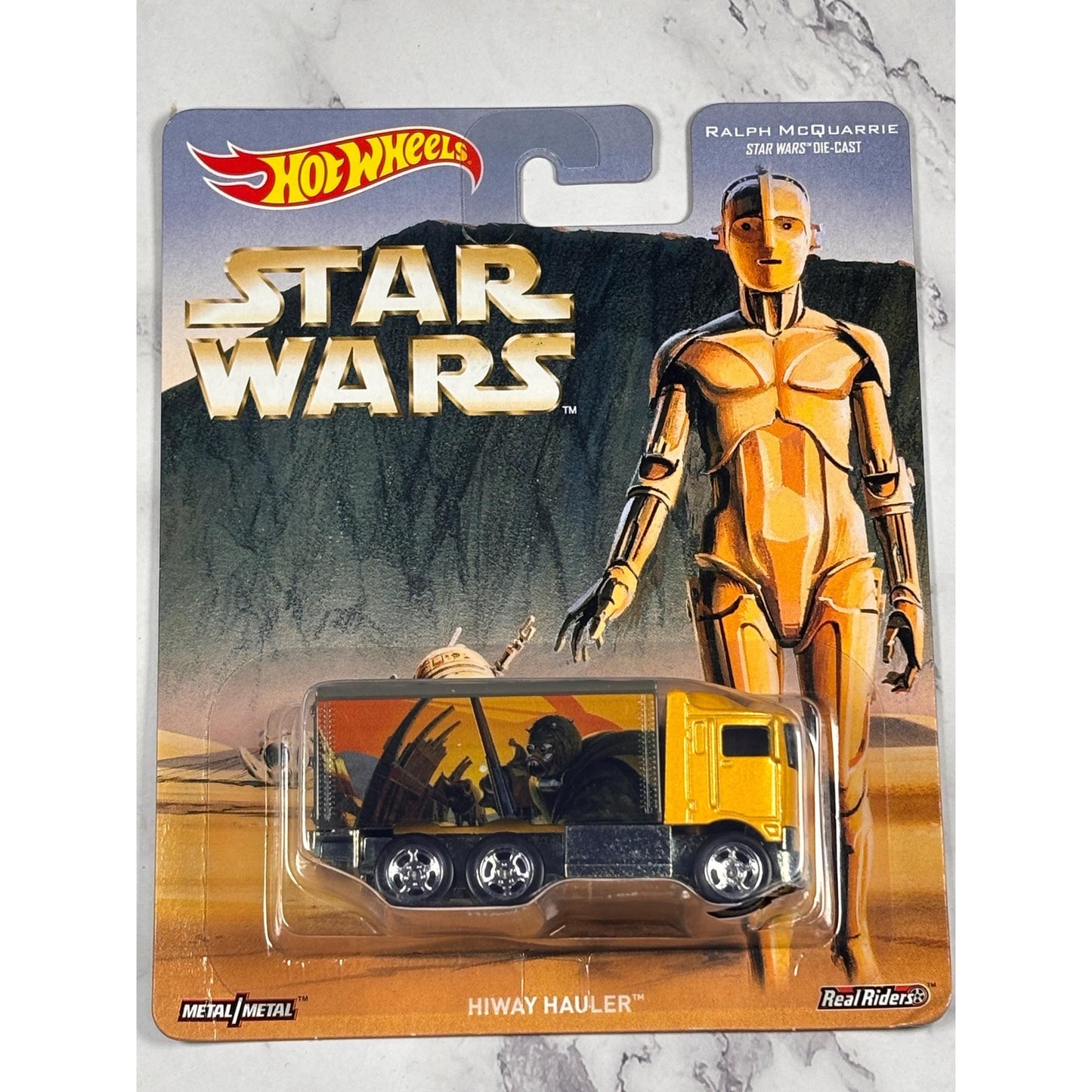 Hot Wheels Hiway Hauler Pop Culture Ralph McQuarrie Star Wars 2017 New 1:64