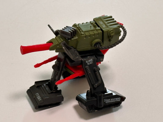 GI Joe Vehicle PAC RAT Flame Thrower Dark Green Mail Away Vintage Vehicle 1983