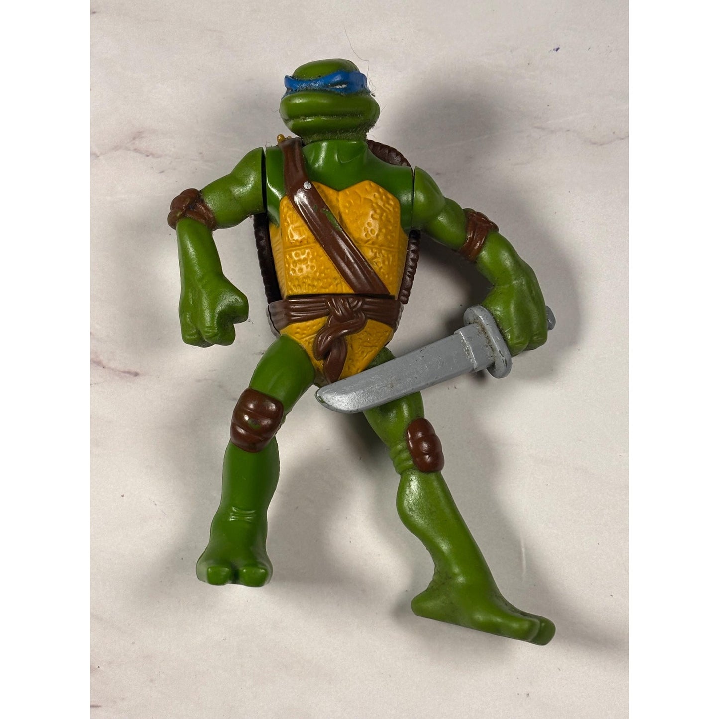 Teenage Mutant Ninja Turtles Leo Leonardo Action Figure Toy McDonalds 2007 4”
