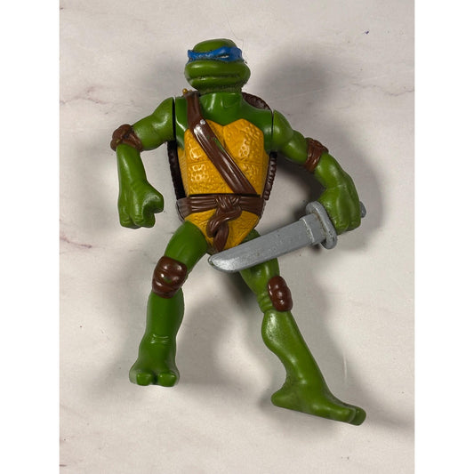 Teenage Mutant Ninja Turtles Leo Leonardo Action Figure Toy McDonalds 2007 4”
