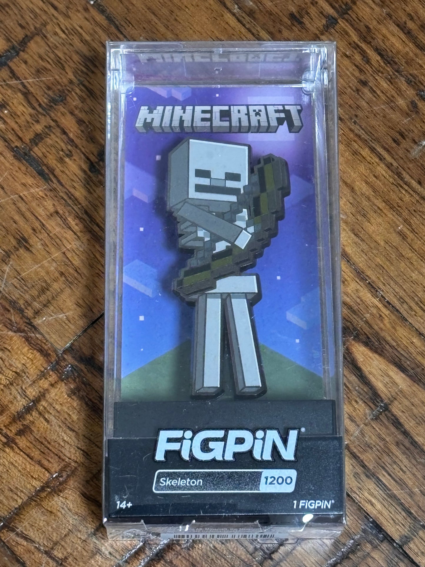 FigPin New Collectible Enamel Pin Minecraft Skeleton #1200 Evand Exclusive Limited Edition LE /1000