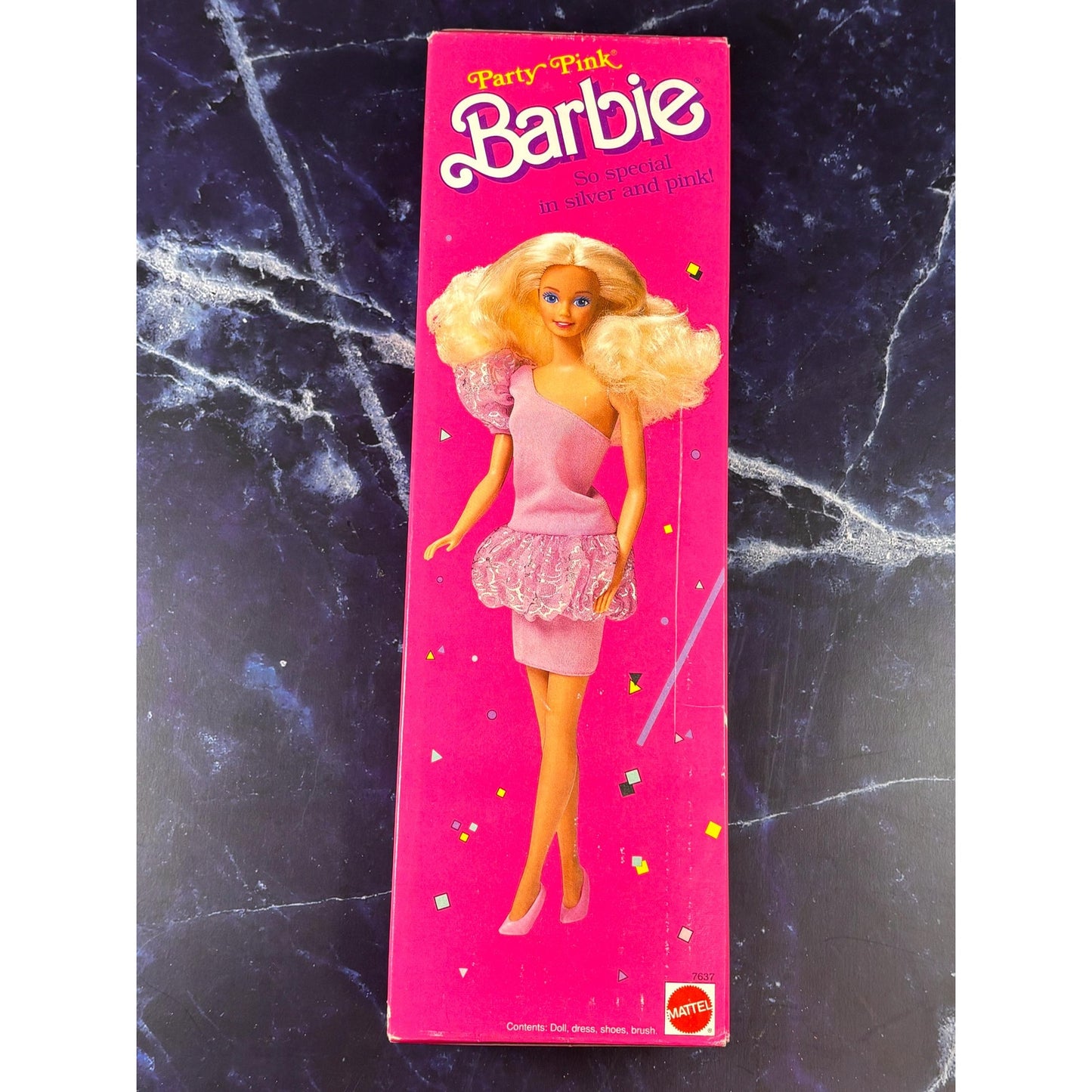 1989 Vintage Mattel Party Pink Barbie Winn-Dixie Special #7637 Vintage New