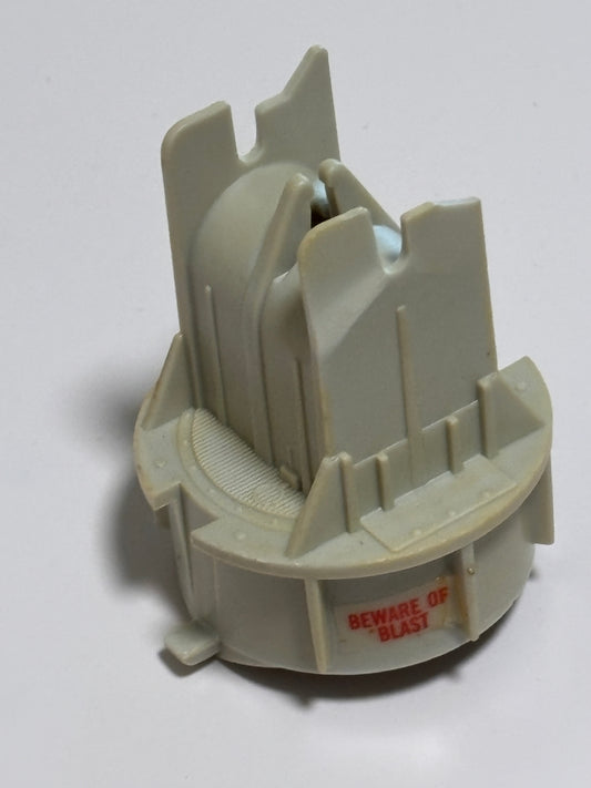 Vintage 1985 Hasbro GI Joe Tactical Battle Platform Missile Launcher Turret Part