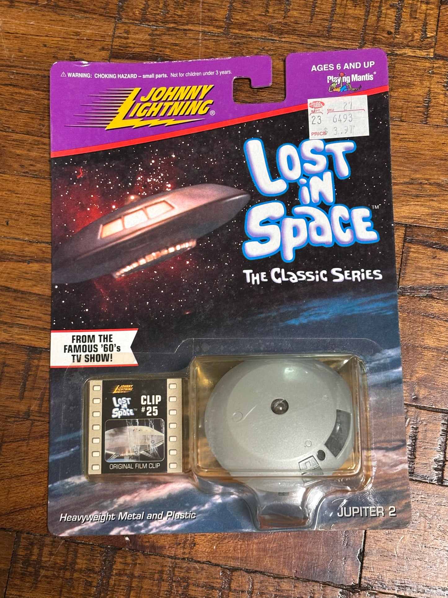 Johnny Lightning Lost In Space The Classic Series Jupiter 2 Toy Vehicle Figure Clip #25 New