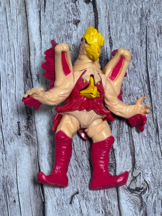 Mighty Morphin Power Rangers Chicken Pete Action Figure Bandai Vintage 1994 5”