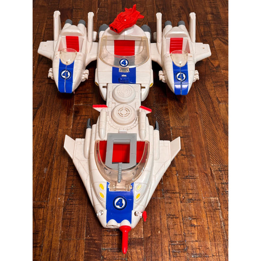 TozBiz 1995 Fantastic 4 Fantasticar Modular Vehicle Ship Vintage marvel