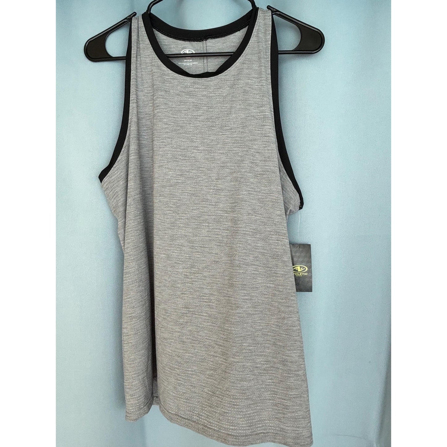 Athletic Works Women's Gray Sleeveless Active Racerback Tank Top Size (12-14) NWT L