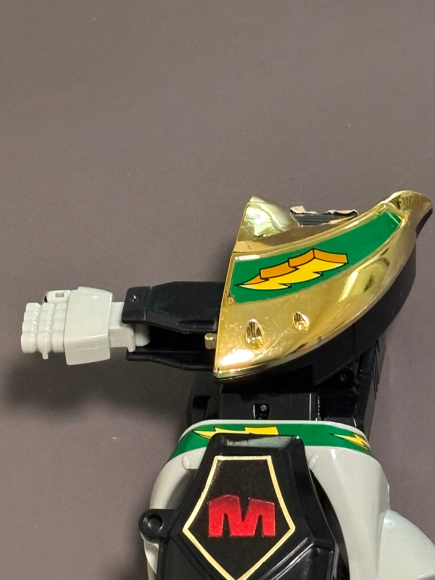 Power Rangers 1993 Green Dragonzord Megazord Part Left Side Leg Arm MMPR