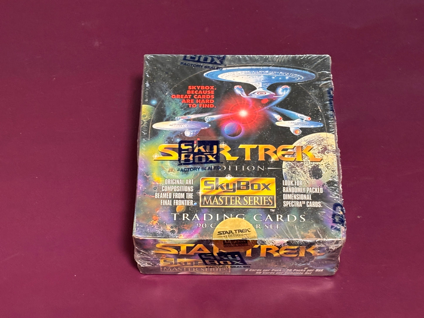 1993 Star Trek Master Series Trading Cards Skybox Factory Sealed Box 36 Pack
