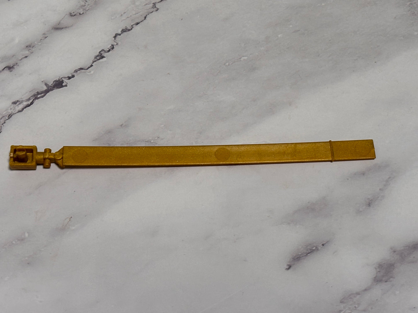 Vtg GI Joe Destro Dominator Rotor Blade propeller 1990 Iron Grenadier Gold Part