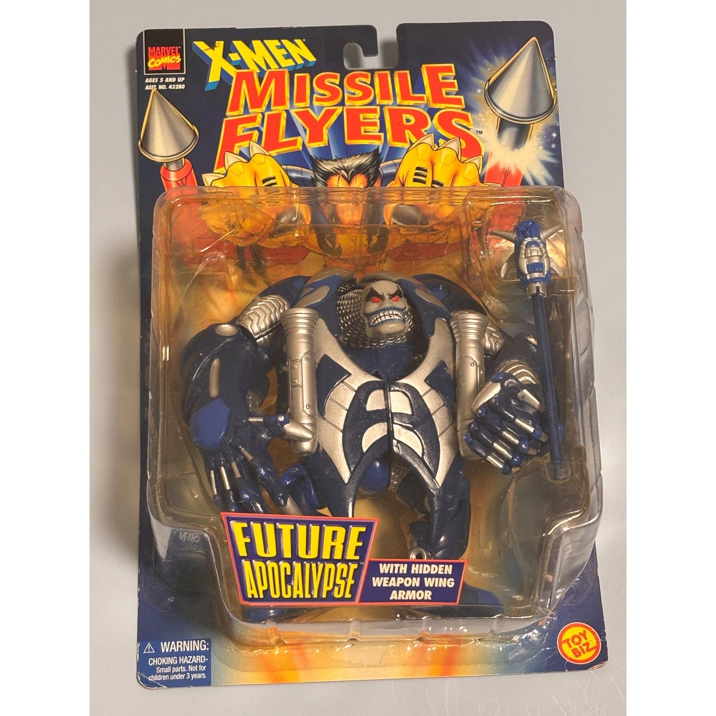 1997 Marvel X-Men Future Apocalypse Missile Flyers Action Figure by Toy Biz