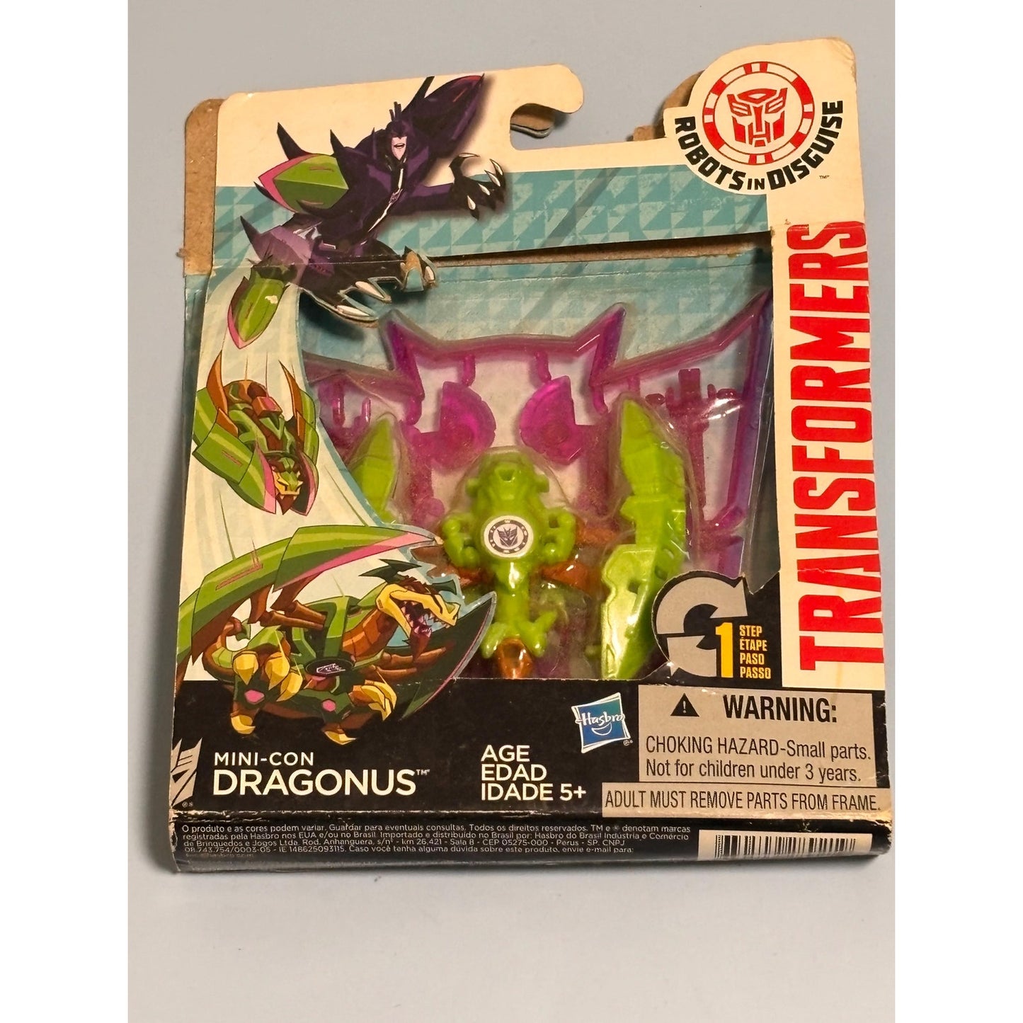 NEW! Dragonus R.I.D. 2015 Mini-Con Torpedo Robots in Disguise Transformers