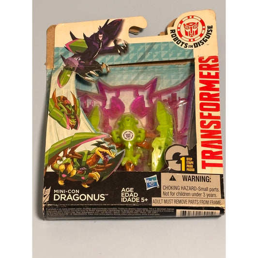 NEW! Dragonus R.I.D. 2015 Mini-Con Torpedo Robots in Disguise Transformers