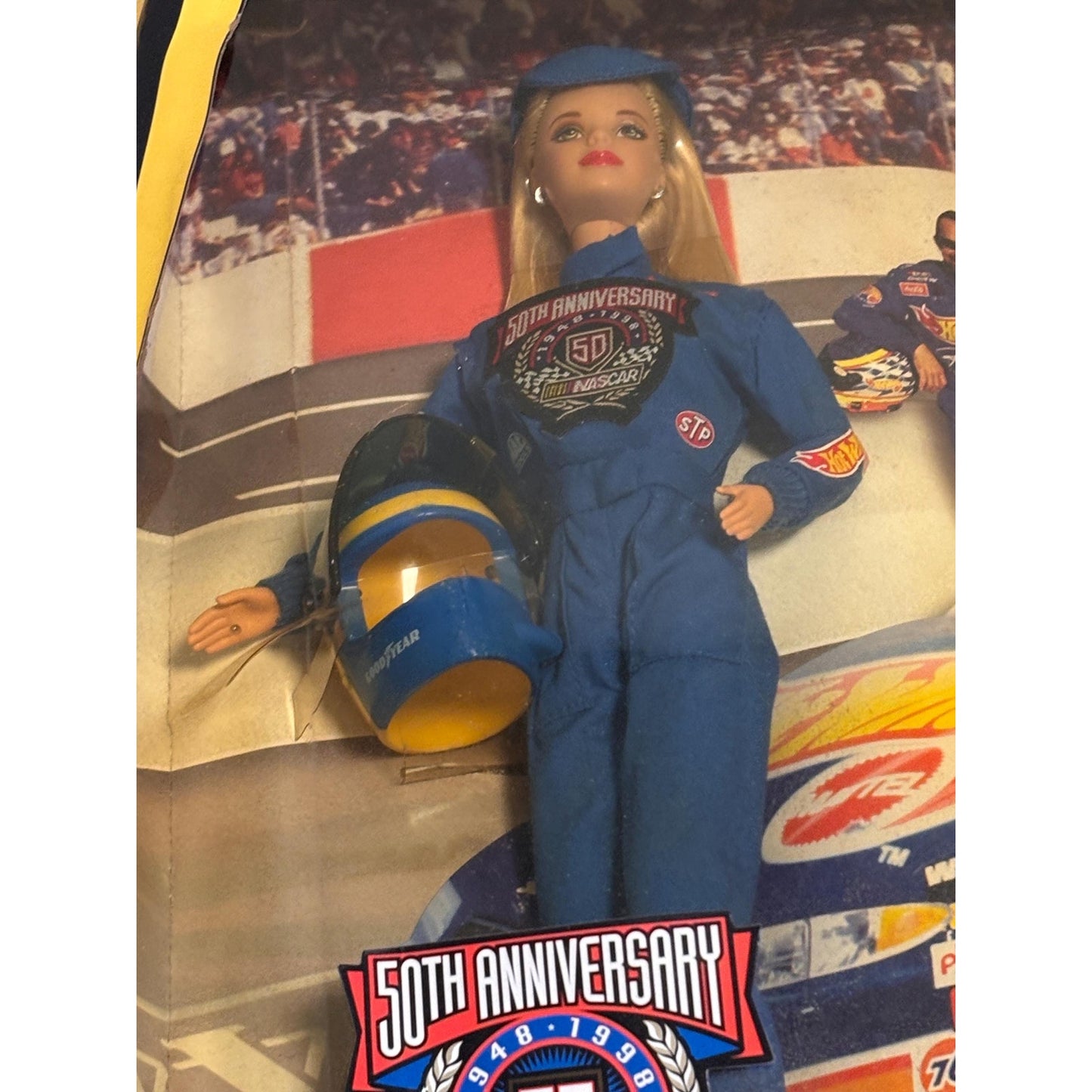 Barbie Nascar Doll 50th Anniversary Collector Edition 1948-1998 Mattel