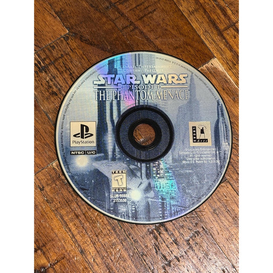 Star Wars: Episode I -- The Phantom Menace (Sony PlayStation 1, 1999) Disc Only