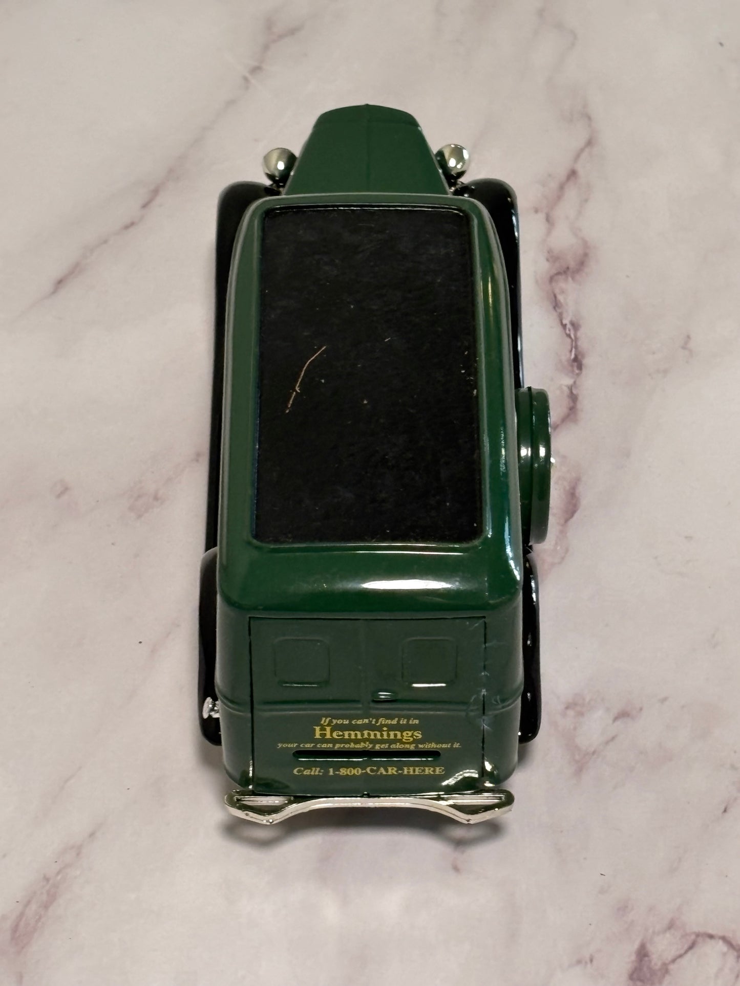 ERTL 1932 Ford Delivery Van Coin Bank Hemmings Motor News Green Die Cast 1:28