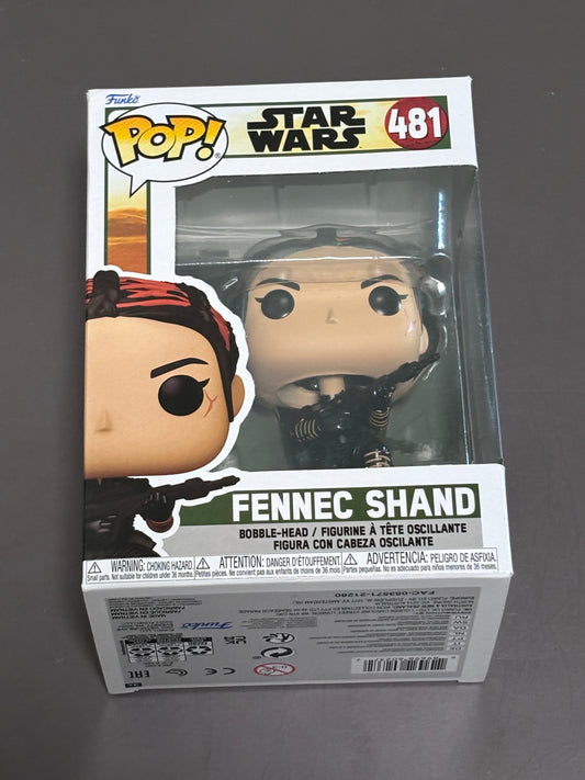 Funko Pop! Vinyl Star Wars Fennec Shand #481 The Book of Boba Fett Bobblehead