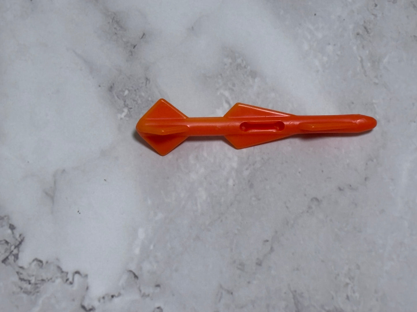 1987 GI JOE Coastal Defender Missile Hasbro Original Vehicle Part Orange