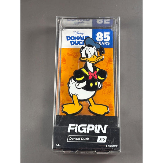 FiGPiN Disney Donald Duck #315 Black Figure 85th Anniversary New Limited 1500