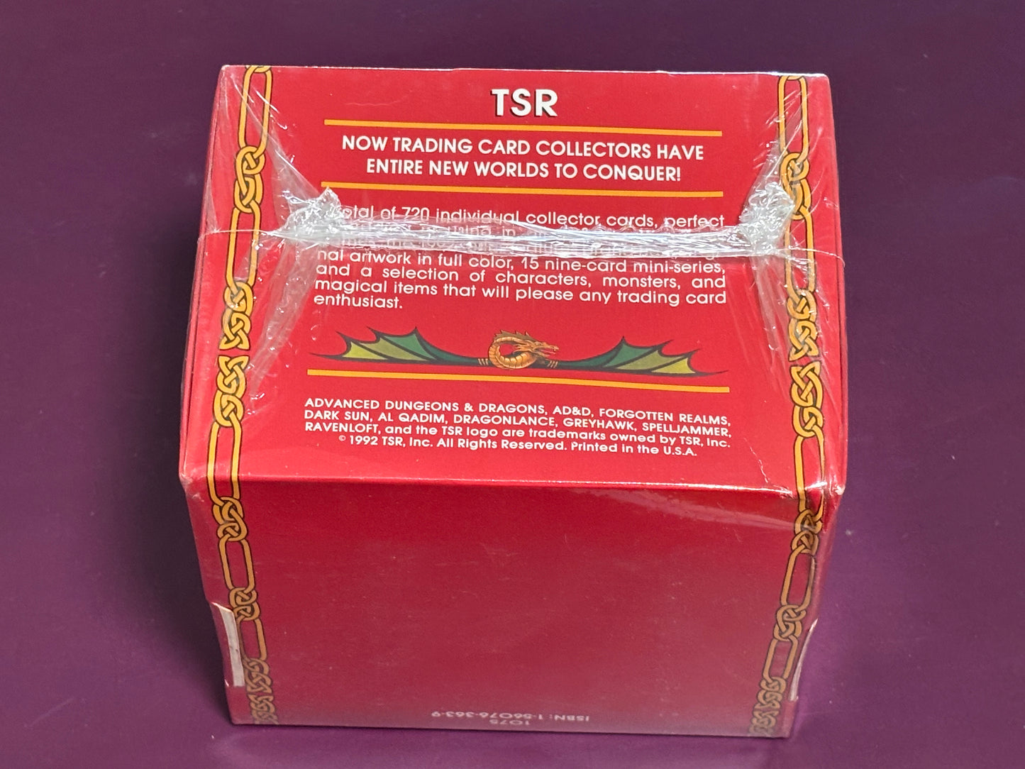Fantasy Collector Cards Box 36 Booster Packs 1992 Series D&D Dungeon and Dragons