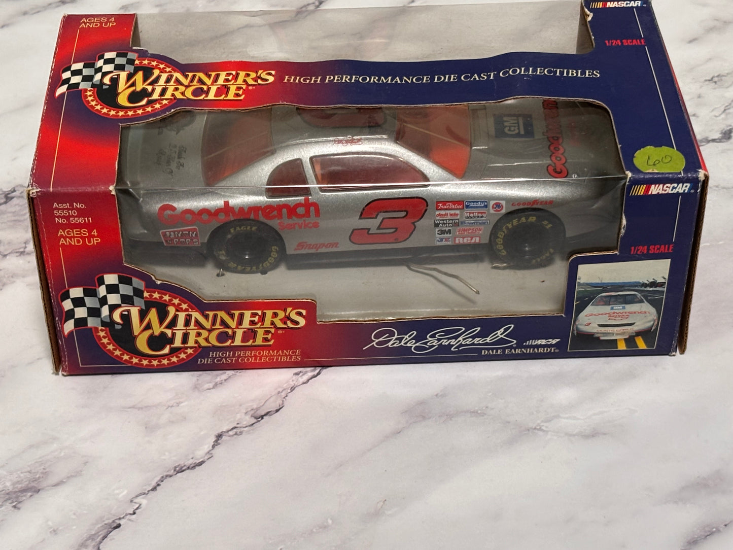 1998 Winners Circle Dale Earnhardt #3 Goodwrench Silver Select 1/24 Diecast