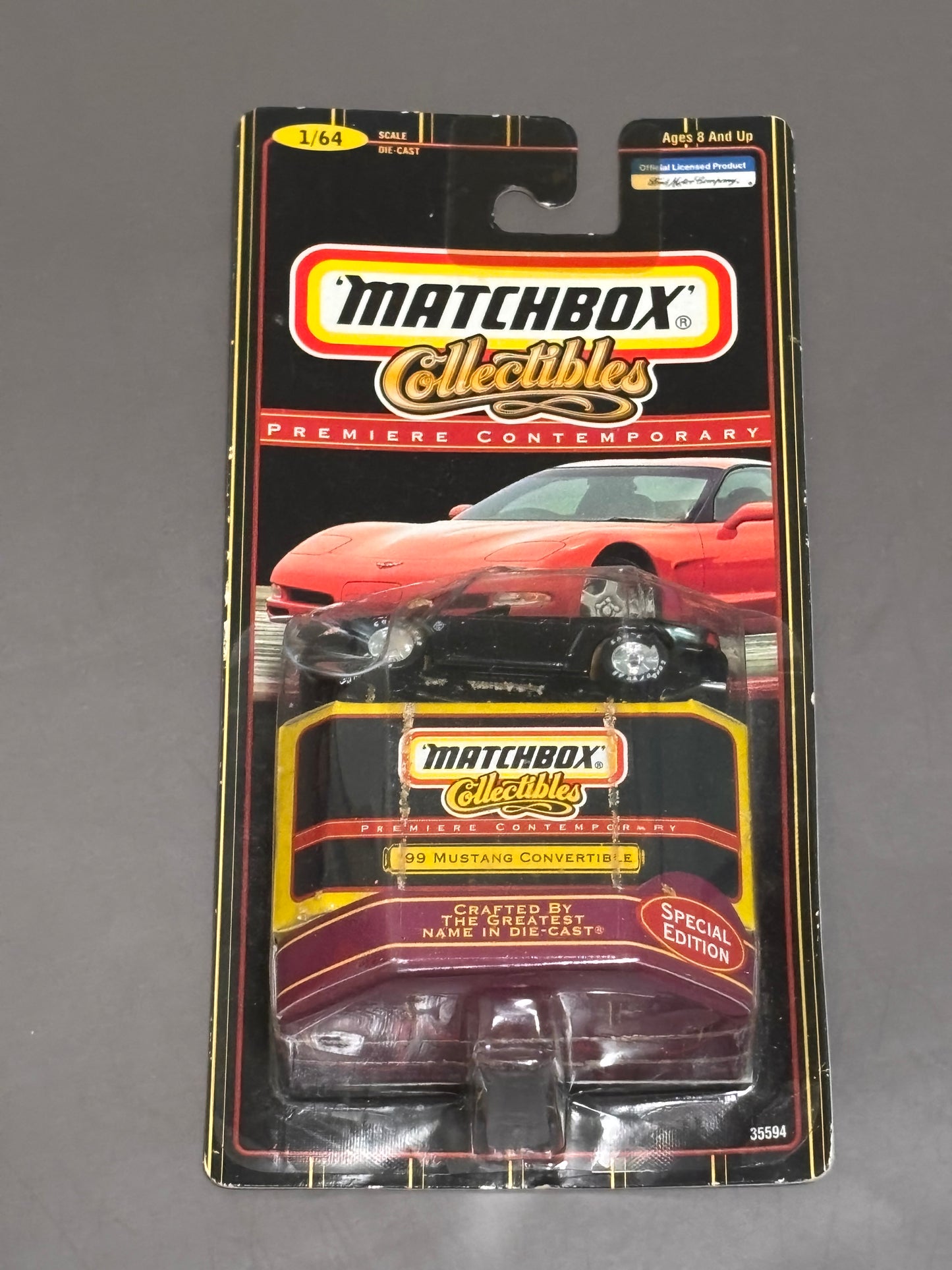 Matchbox ‘99 Mustang Convertible Premiere Contemporary Collection 1:64 Die-Cast