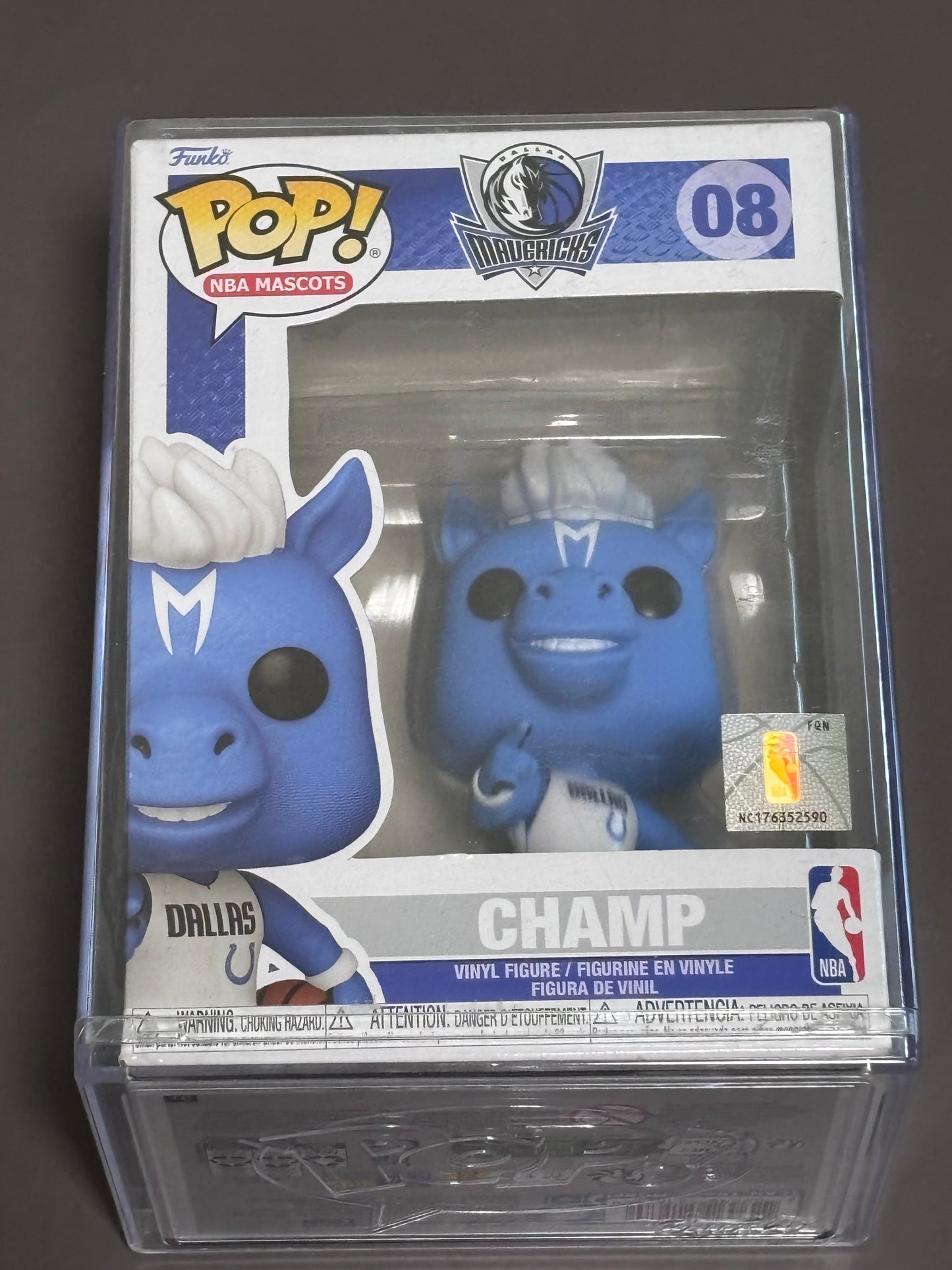 NBA Mascots Dallas Mavericks Champ Pop! Vinyl Figure #08 Funko Pop!