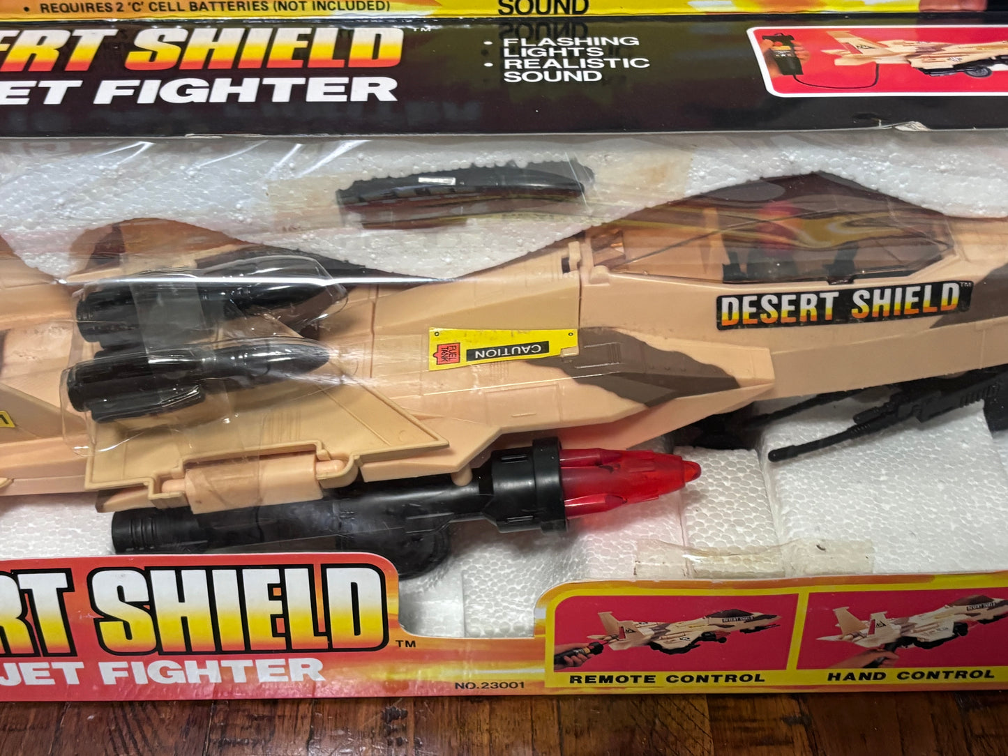 1990 Vintage Desert Shield F-15 Jet Fighter Military Toy New Army