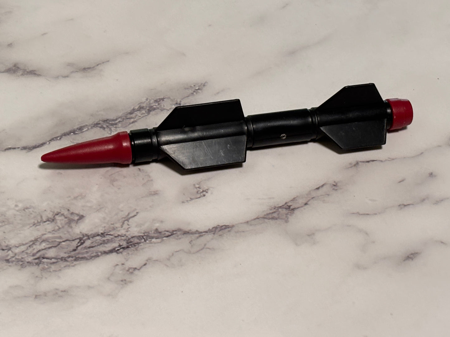 1988 Vtg Gi Joe BUGG Large Missile Torpedo w/ Nose Cone & Cap Vehicle Part Piece
