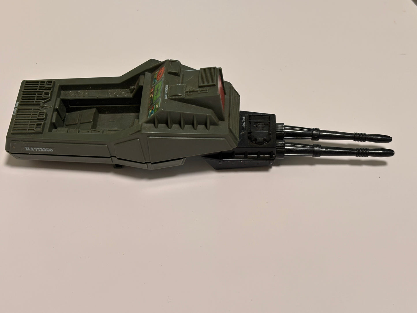 Vintage 1983 G.I. Joe Headquarters Command Center Part Main Front Double Cannon
