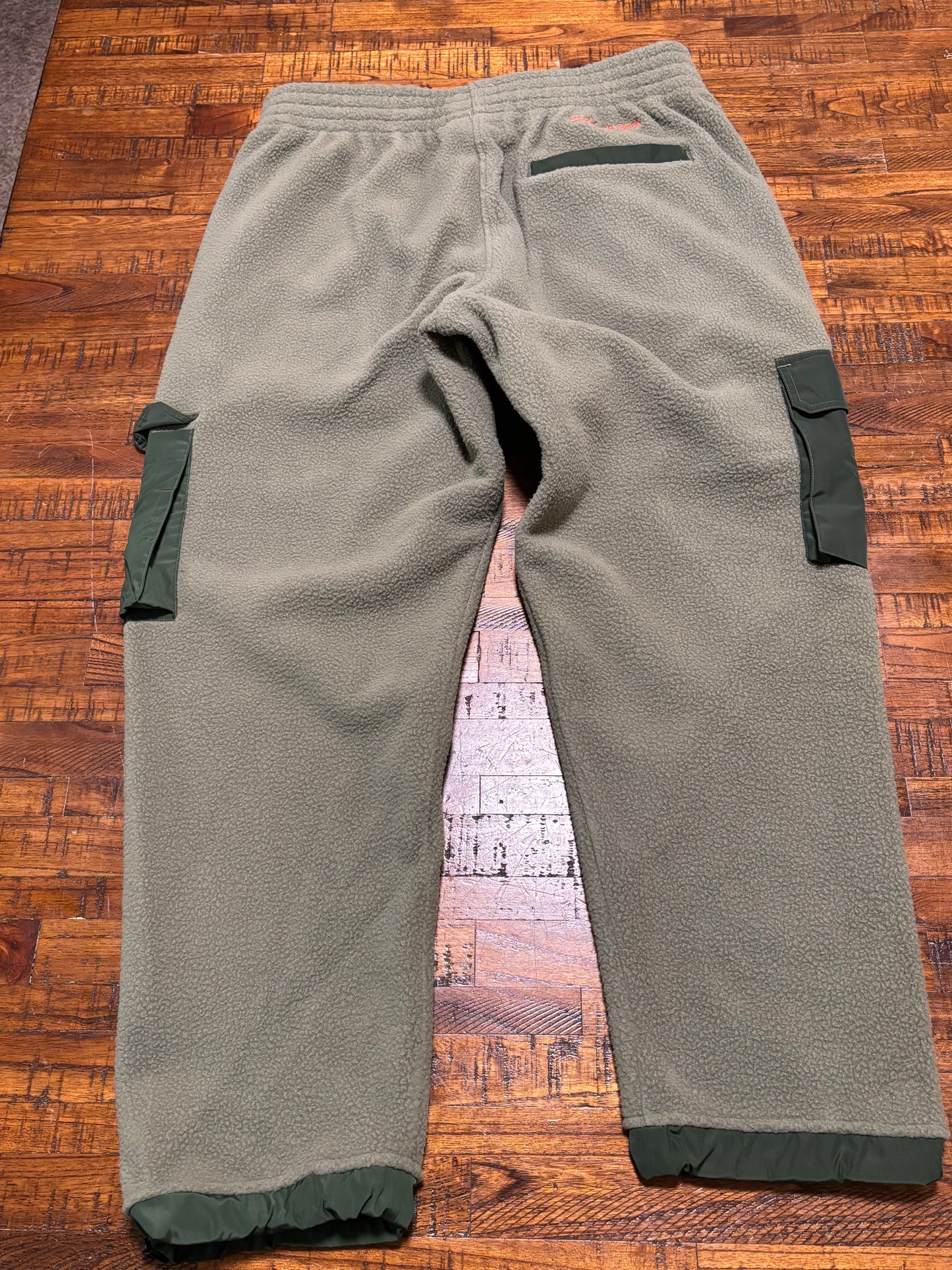 Phoenix Suns Mitchell & Ness NBA Retro Fleece Cargo Pockets Green Sweat Pants Mens L Large New NWOT