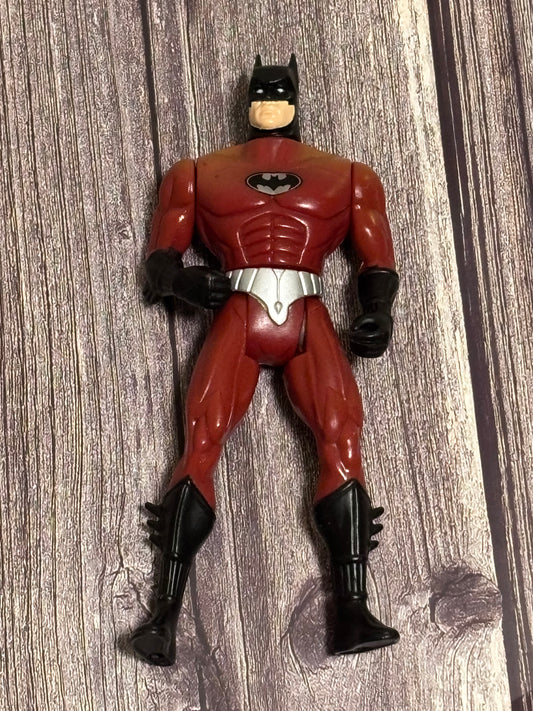 Vintage DC Comics Batman Animated Series Red Suit 5" Action Figure 1995 Kenner