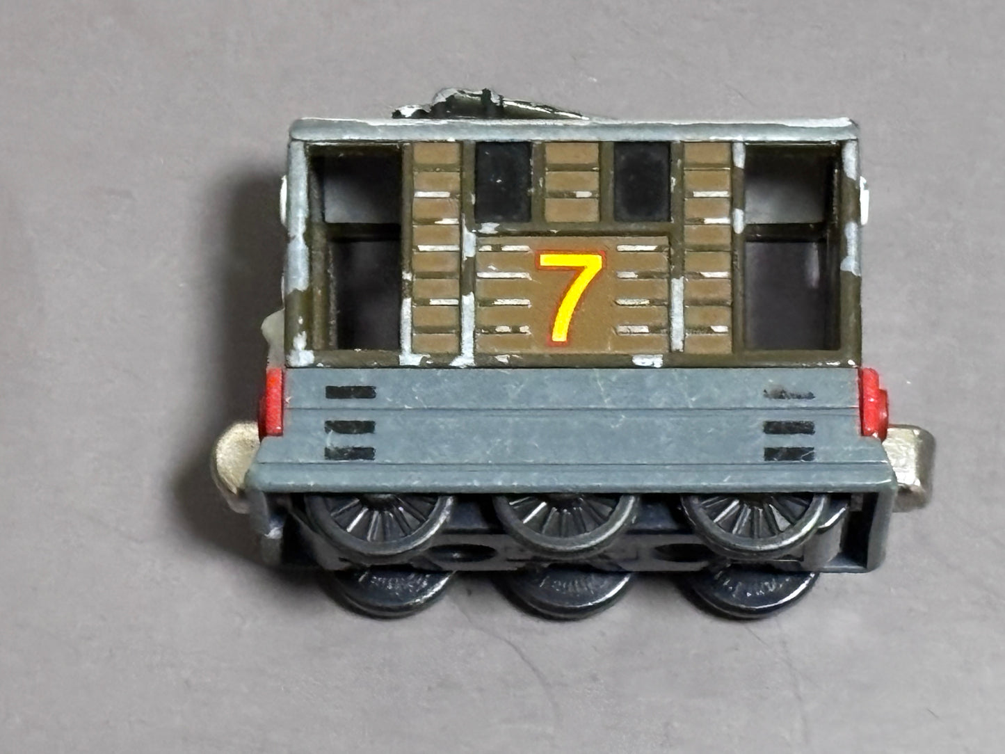 2002 Learning Curve Take Along Thomas & Friends Toby No. 7 Die Cast Train Car