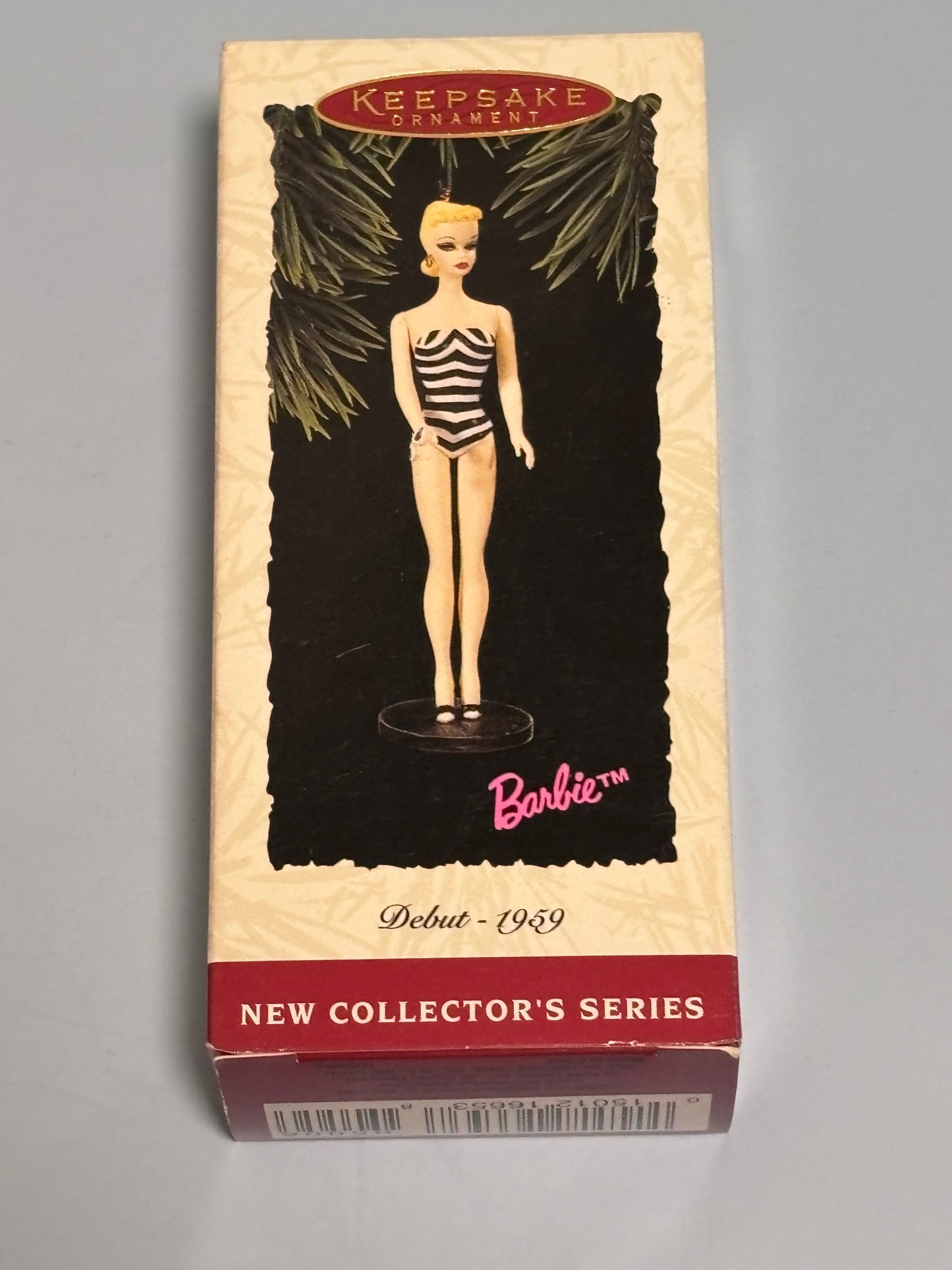 1994 Hallmark Keepsake Debut 1959 Vintage Swimsuit Barbie Ornament Mattel