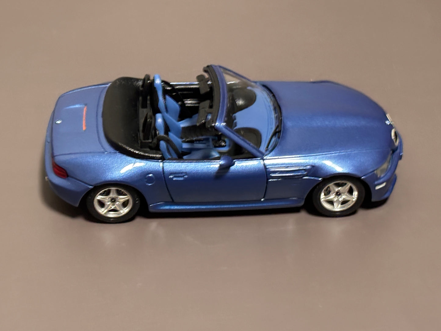 Vintage 1996 Burago BMW M Roadster 1/24 Model Blue Die  Cast