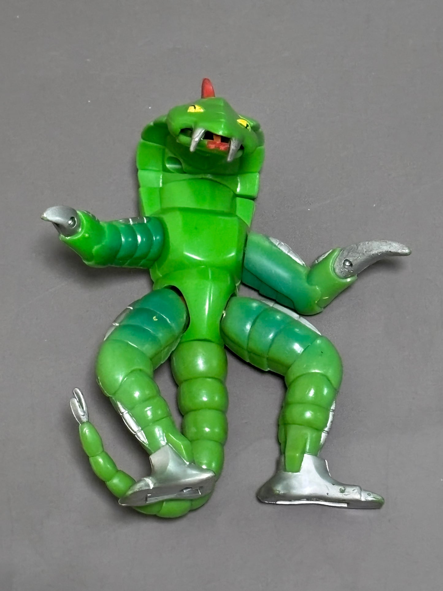 1994 Pythor 5" Evil Space Alien Bandai Action Figure Power Rangers Green Snake