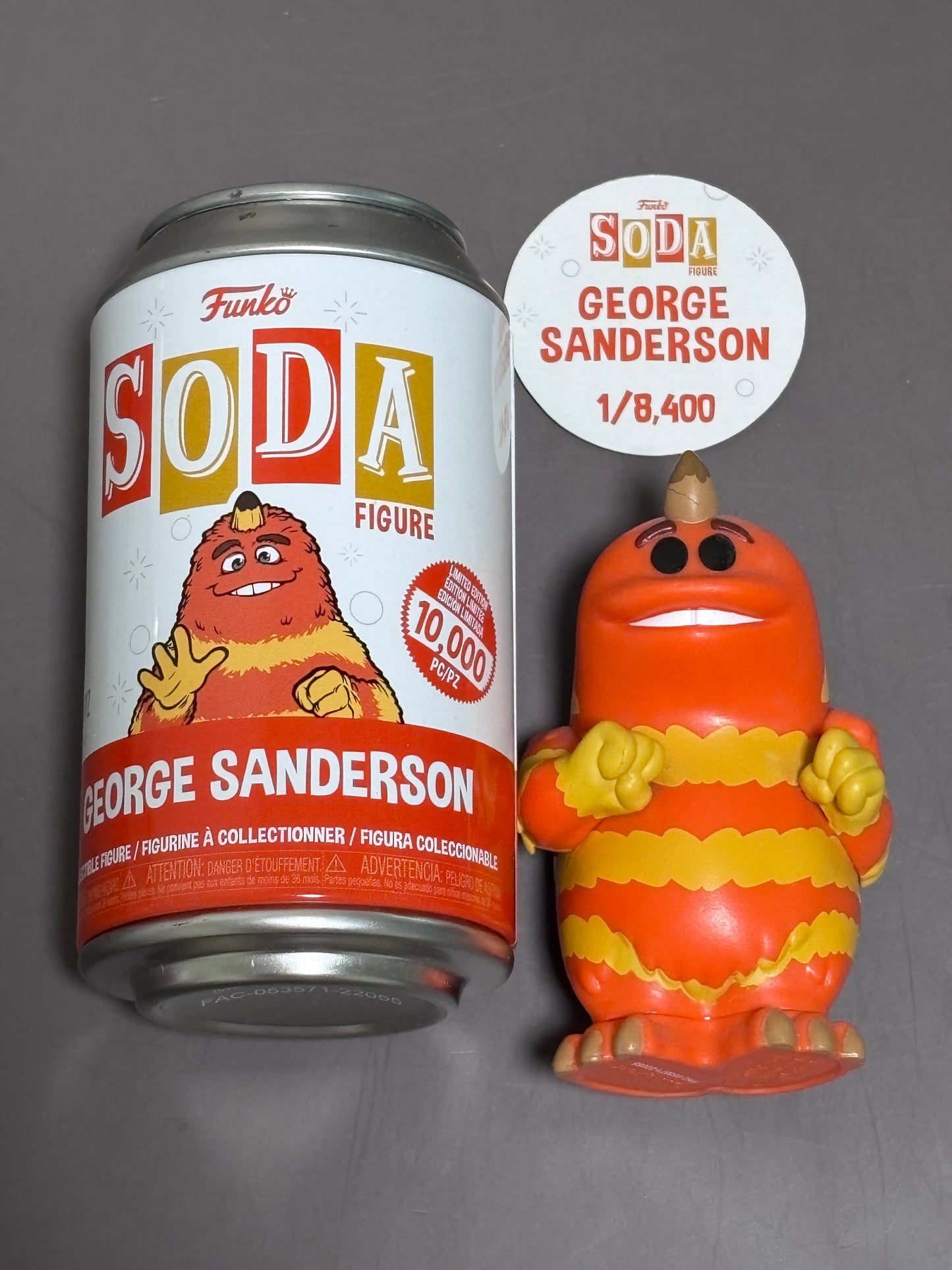Funko Soda George Sanderson Disney Pixar Monsters Inc Vinyl Figure 1/4200