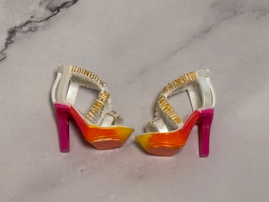 Rainbow Vision Shadow High Doll Uma Vanhoose Accessory Shoes Blue Black Heels