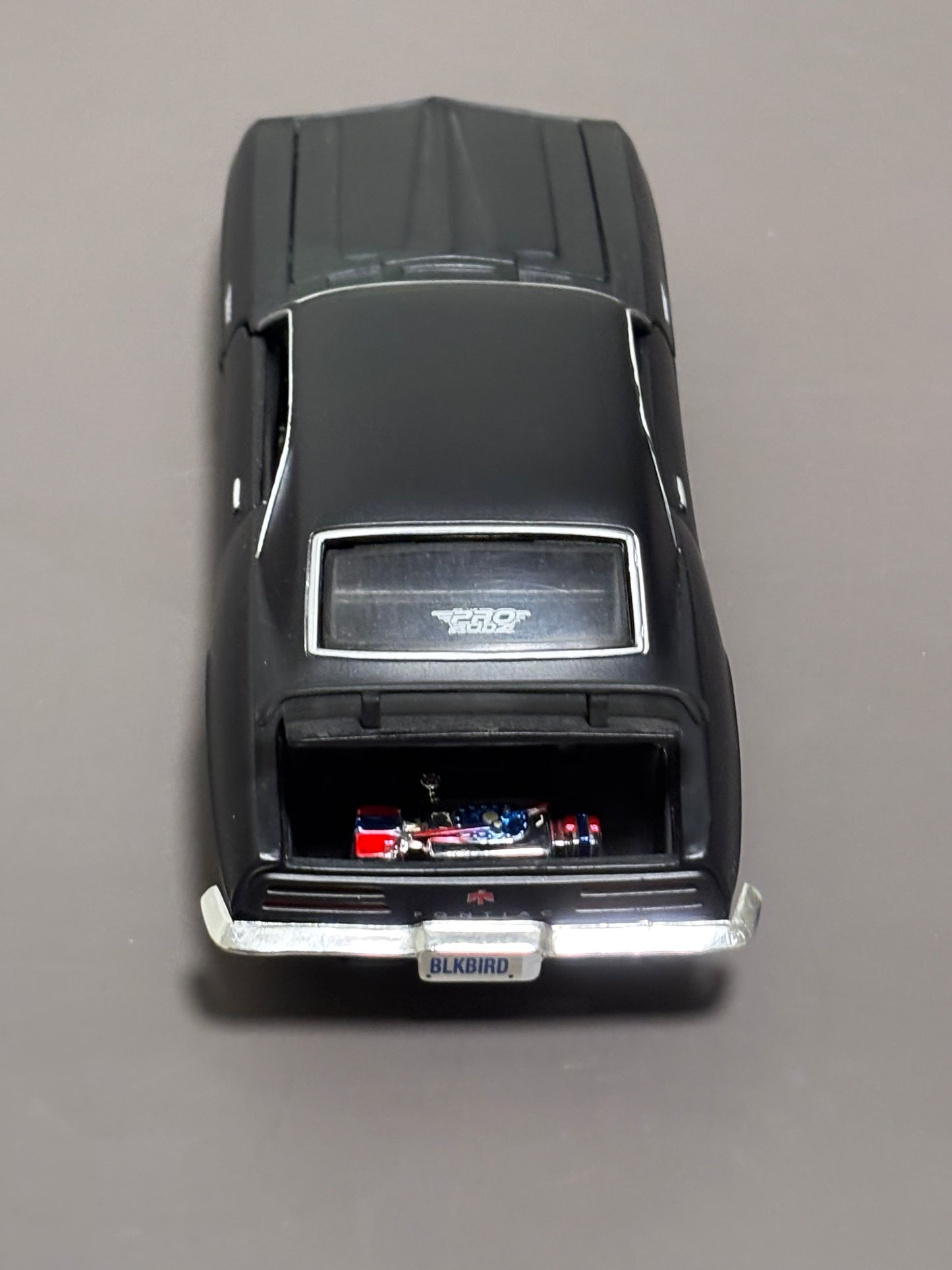 1969 Matte Black Pontiac Firebird 1:24 Die cast Car Maisto Pro Rodz
